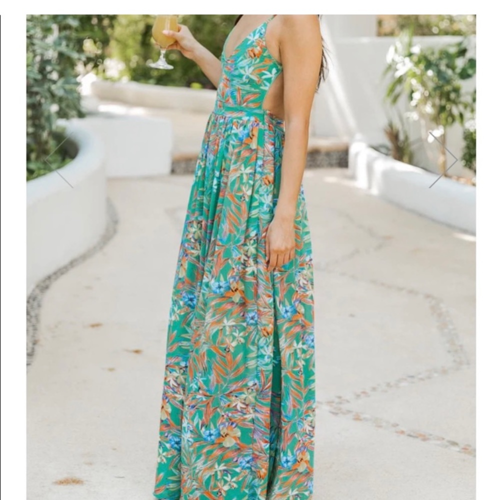 Pink Lily Maxi Dress